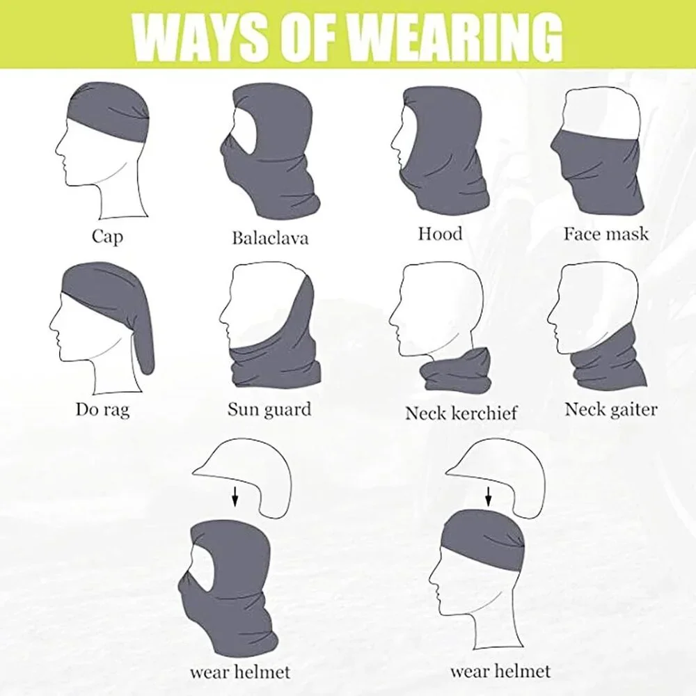 Thin Balaclava Ski Mask Breathable Lightweight Sun UV Protection for Outdoor